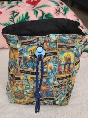Tarot Card Print Mini Bag in Multi-Color